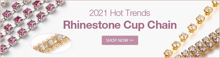 2021 Hot Trends Rhinestone Cup Chain